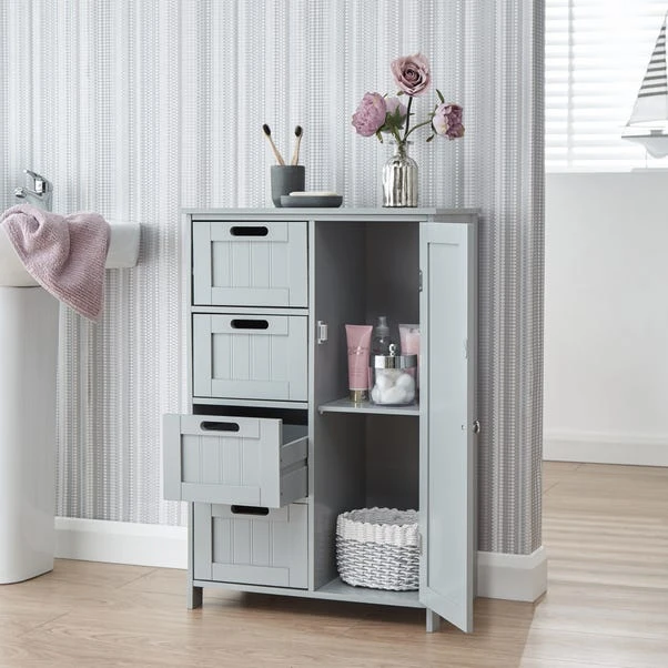 GFW Grey Shaker Bathroom Unit 2 GFW Grey Shaker Bathroom Unit - Image 2