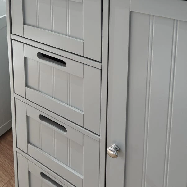 GFW Grey Shaker Bathroom Unit 3 GFW Grey Shaker Bathroom Unit - Image 3