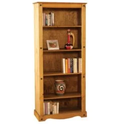 Seconique Corona Pine Tall Bookcase