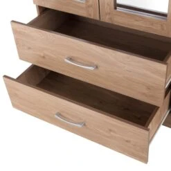 Seconique Charles Triple Wardrobe, Mirrored -Home Furniture 30520333 alt04