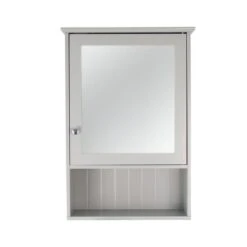 Lloyd Pascal Rimini Grey Mirror Cabinet