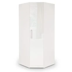 Harmony Angel Corner Wardrobe, White