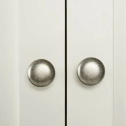 Dunelm Compton Double 3 Drawer Wardrobe, Ivory & Oak -Home Furniture 30605616 alt05