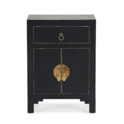 Dunelm Hanna Mini Black Chest