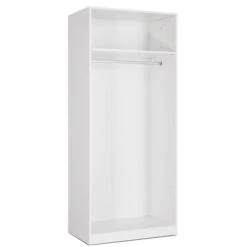 Harmony Euston Double Wardrobe, White 6 Harmony Euston Double Wardrobe, White -Home Furniture 30619258 alt02