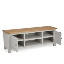 Dunelm Bromley Grey Wide TV Stand -Home Furniture 30645265 alt04