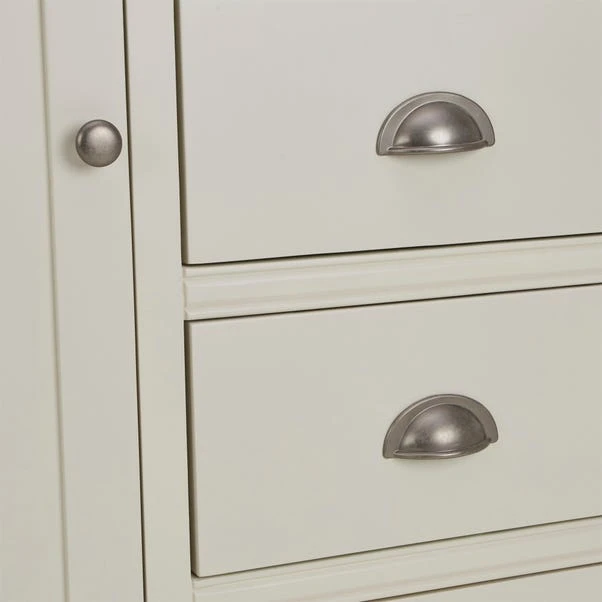 Dunelm Compton Small Wardrobe, Ivory & Oak 6 Dunelm Compton Small Wardrobe, Ivory & Oak - Image 6