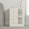 Dunelm Lucy Small Single 5 Drawer Wardrobe
