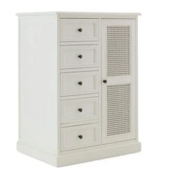 Dunelm Lucy Small Single 5 Drawer Wardrobe -Home Furniture 30646642 alt02