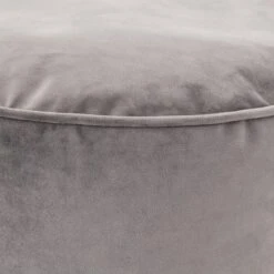 Dunelm Isla Pouffe - Light Grey -Home Furniture 30652201 alt02