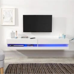 GFW Galicia 150cm LED Wall TV Unit