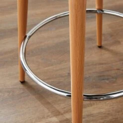 Dunelm Astrid Fabric Bar Stool -Home Furniture 30662740 alt02