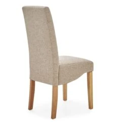Dunelm Ethan Set Of 2 Dining Chairs Natural Boucle -Home Furniture 30662742 alt05