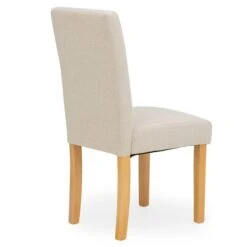 Dunelm Hugo Set Of 2 Dining Chairs Cream -Home Furniture 30662750 alt05
