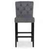 Dunelm Newbury Bar Stool Grey Velvet