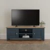 Dunelm Bromley Blue Wide TV Stand
