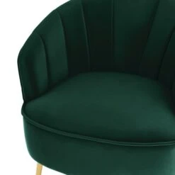 Dunelm Matilda Velvet Shell Accent Chair -Home Furniture 30687288 alt04