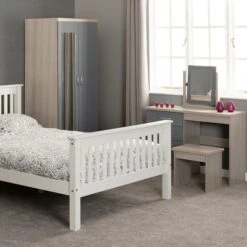 Seconique Nevada Double 1 Drawer Wardrobe