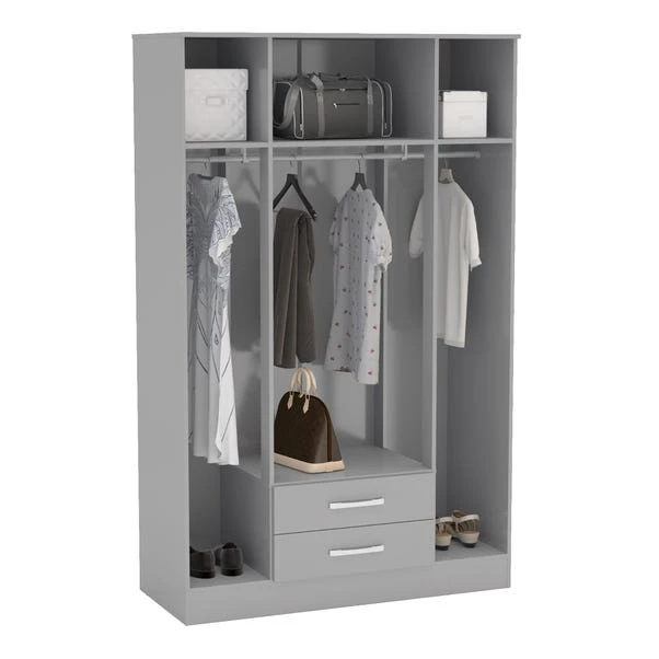 Birlea Lynx 4 Door Wardrobe Mirrored 3 Birlea Lynx 4 Door Wardrobe Mirrored - Image 3