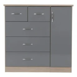 Seconique Nevada Small Single 5 Drawer Wardrobe -Home Furniture 30694090 alt02