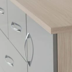 Seconique Nevada Small Single 5 Drawer Wardrobe -Home Furniture 30694090 alt04