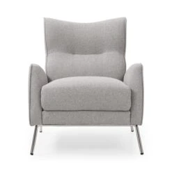 Kyoto Clara Linen Effect Accent Chair -Home Furniture 30699172 alt02