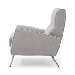 Kyoto Clara Linen Effect Accent Chair -Home Furniture 30699172 alt03