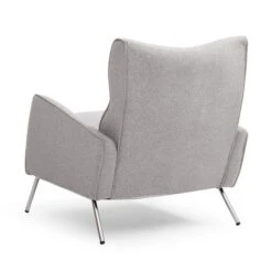 Kyoto Clara Linen Effect Accent Chair -Home Furniture 30699172 alt04