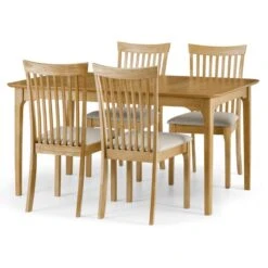 Julian Bowen Ibsen Dining Table With 4 Chairs
