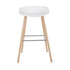 Dunelm Erik White Bar Stool 8 Dunelm Erik White Bar Stool -Home Furniture 30711152 alt02
