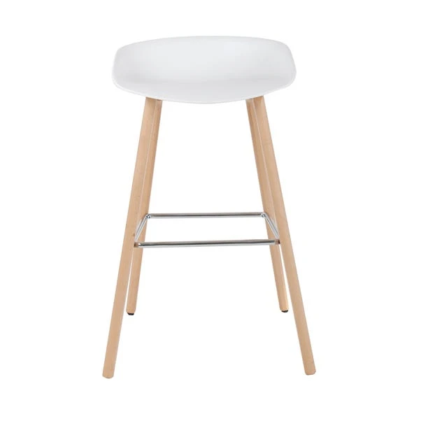 Dunelm Erik White Bar Stool 3 Dunelm Erik White Bar Stool - Image 3