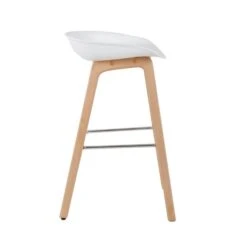 Dunelm Erik White Bar Stool 9 Dunelm Erik White Bar Stool -Home Furniture 30711152 alt03