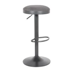 Dunelm Terni Grey Cord Bar Stool