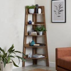 Dunelm Fulton Corner Ladder Shelf