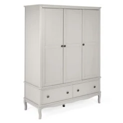 Dunelm Clara Triple Wardrobe, Grey -Home Furniture 30712489 alt02