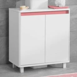 Lloyd Pascal Vienna White Under Sink Unit With Reversible 4 In 1 Colour Bar