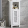 Lloyd Pascal Palermo Cane White Single Door Cabinet