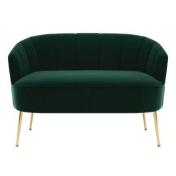 Dunelm Matilda Velvet Two Seater Sofa -Home Furniture 30719998 alt02