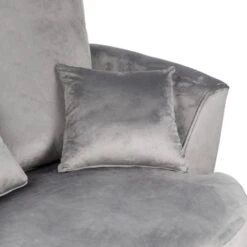 Dunelm Blake Soft Velvet Swivel Chair -Home Furniture 30720431 alt04