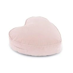 Dunelm Kid's Isla Heart Pouffe Blush -Home Furniture 30727047 alt02