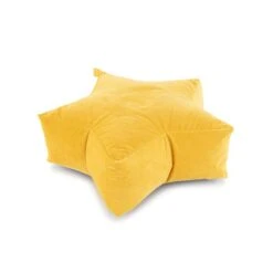 Dunelm Kid's Isla Star Pouffe Citrus -Home Furniture 30727048 alt03