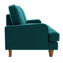 Dunelm Beatrice Matte Velvet 2 Seater Sofa -Home Furniture 30727295 alt03