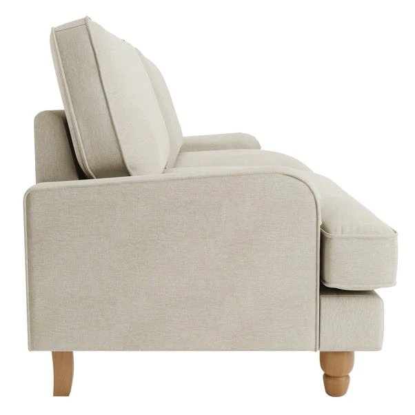 Dunelm Beatrice Luna Fabric 4 Seater Sofa 4 Dunelm Beatrice Luna Fabric 4 Seater Sofa - Image 4