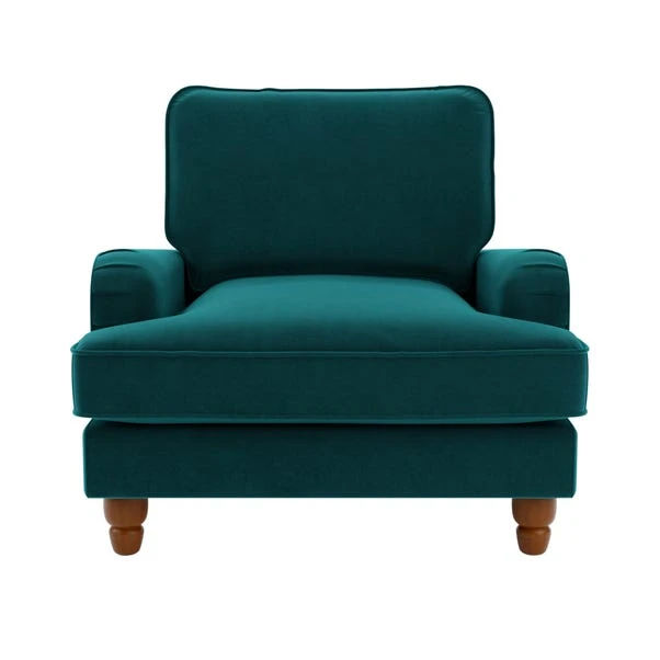 Dunelm Beatrice Matte Velvet Armchair 2 Dunelm Beatrice Matte Velvet Armchair - Image 2