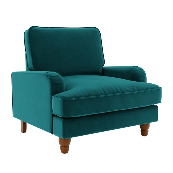 Dunelm Beatrice Matte Velvet Armchair 3 Dunelm Beatrice Matte Velvet Armchair - Image 3