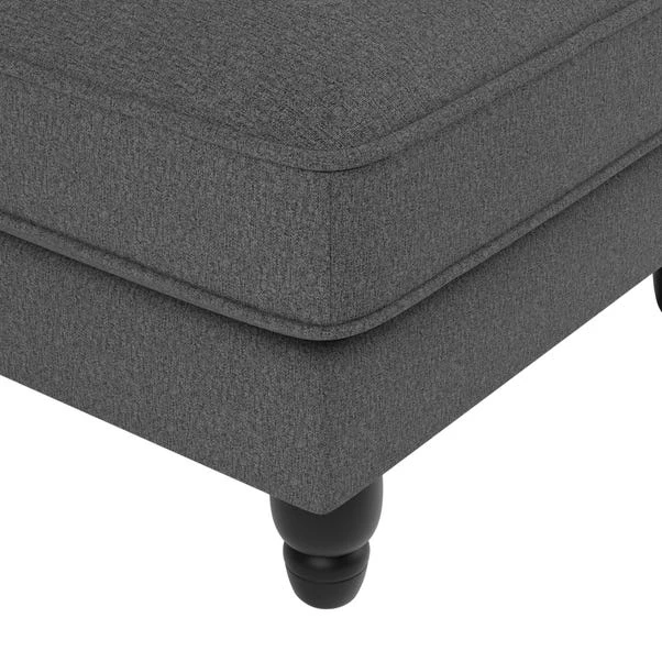 Dunelm Beatrice Luna Fabric Footstool 4 Dunelm Beatrice Luna Fabric Footstool - Image 4