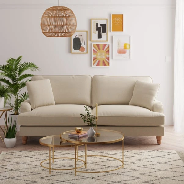 Dunelm Beatrice Luna Fabric 3 Seater Sofa Bed 2 Dunelm Beatrice Luna Fabric 3 Seater Sofa Bed - Image 2