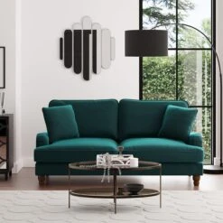 Dunelm Beatrice Matte Velvet 3 Seater Sofa Bed -Home Furniture 30727357 alt02