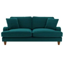 Dunelm Beatrice Matte Velvet 3 Seater Sofa Bed -Home Furniture 30727357 alt03