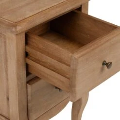 Dunelm Giselle 2 Drawer Bedside Table, Mango Wood -Home Furniture 30727655 alt04
